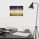 Golden Mist on Waples Pond Framed Photo Paper Wall Art Prints, White, 12" X 16"