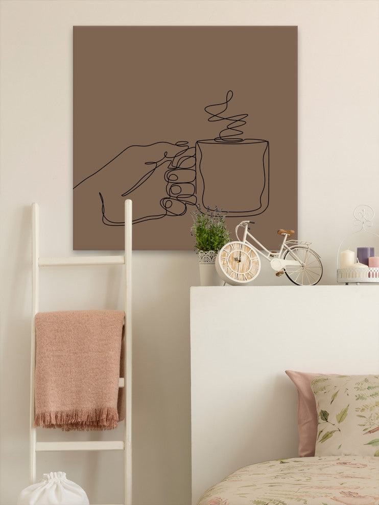 "Take a Break" Painting Print on Wrapped Canvas, 32x32