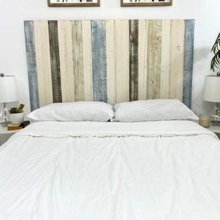 Handcrafted Headboard, Leaner Style, Farmhouse Mix, Twin