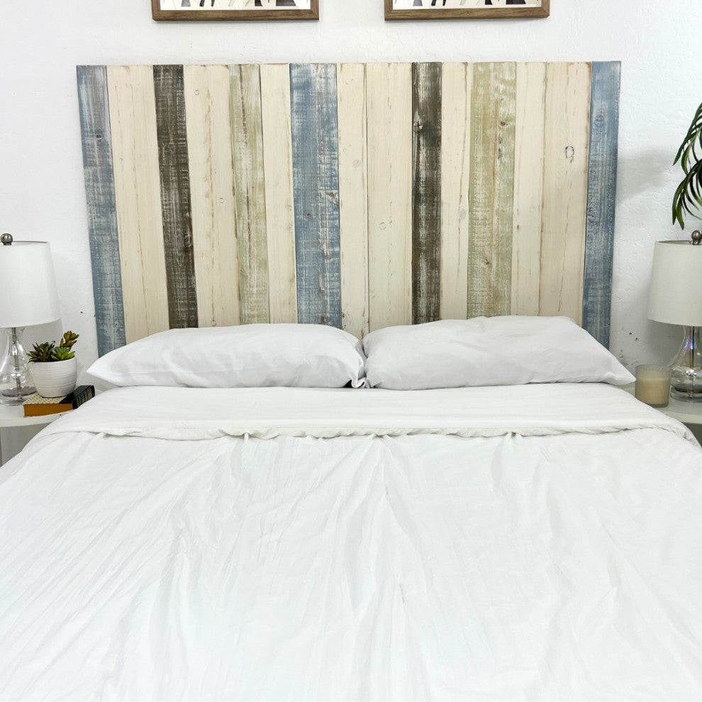 Handcrafted Headboard, Leaner Style, Farmhouse Mix, Twin