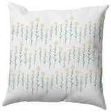 Periwinkle Stripe Outdoor Pillow, Yellow, 14"x20"