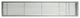 AG20 Series 4"x 36" Right Door Solid Aluminum Fixed Bar, Brushed Satin