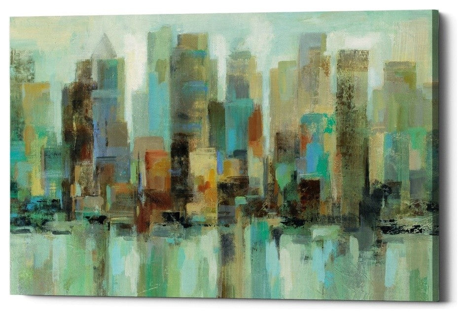 Epic Graffiti "Morning Reflections" by Silvia Vassileva, Giclee Canvas, 26"x40"