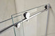 56"“60"Wx76" Frameless Sliding Shower Door With Clear Glass, Chrome