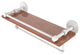 Prestige Skyline 16" Wood Shelf, Gallery Rail and Towel Bar, Matte White