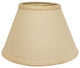 12" Parchment Biege Empire Hardback Slanted Linen Lampshade UF
