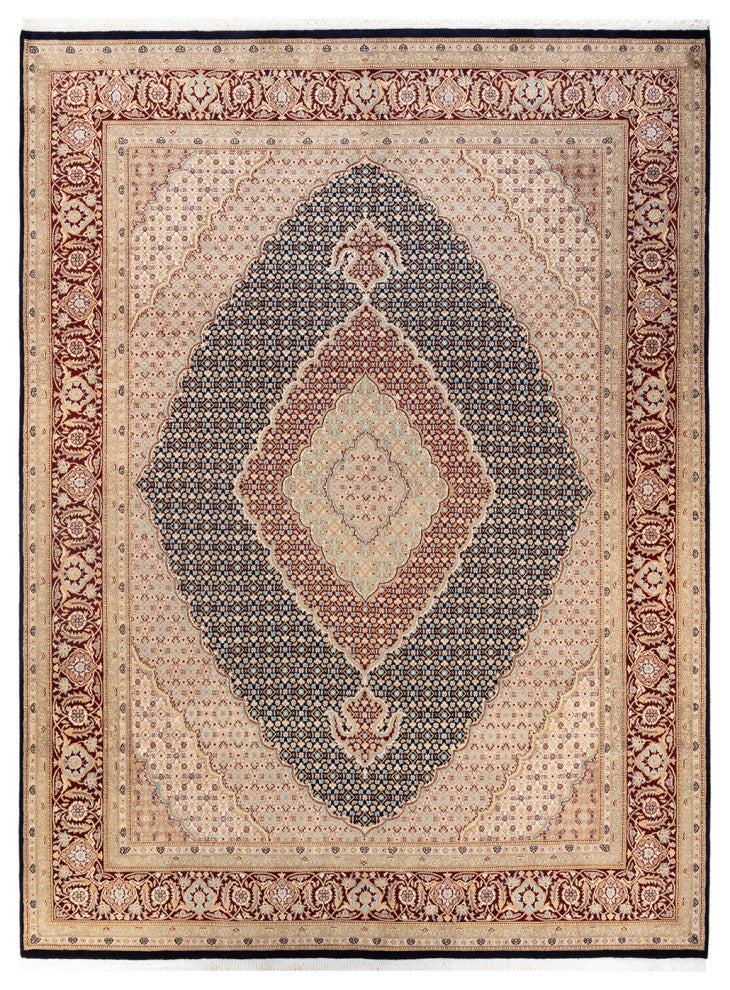 Mogaung One-of-a-Kind Hand-Knotted Area Rug Blue, 9'2"x12'5"