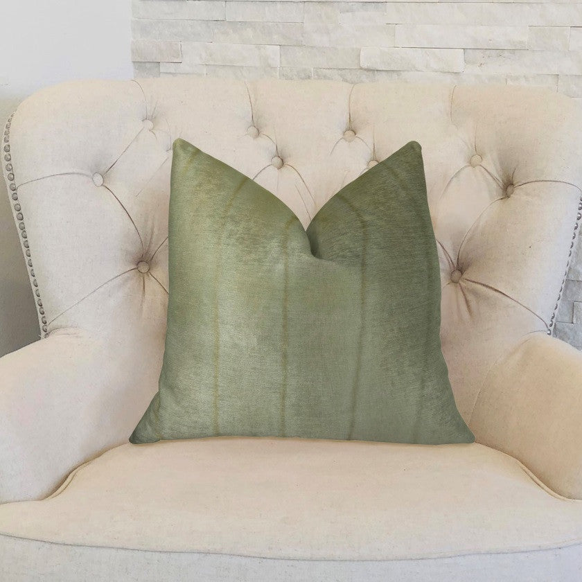 Plutus Fancy Mink Handmade Throw Pillow, (Double sided  12" x 25")
