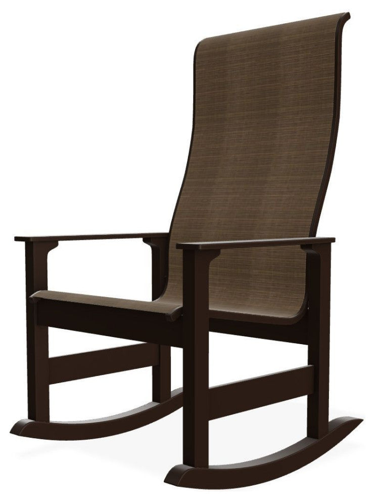 Leeward Sling Outdoor Supreme Rocker, Bark/Kona