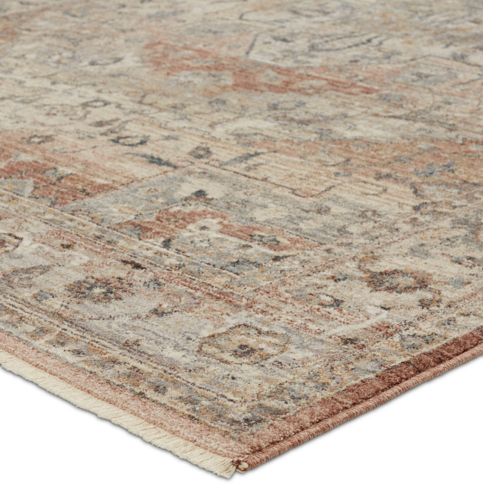 Jaipur Living Starling Medallion Tan/ Pink Area Rug 5'3"X8'1"