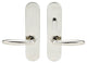 Summer Lever, Tubular Passage With Privacy Bolt, LH, Polished Stainless Steel