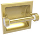 Pacific Grove Recessed Toilet Paper Holder with Groovy Accent, Satin Brass