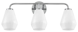 Lark Gio 24" Three-Light Bath Vanity Fixture, Chrome
