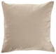 Ox Bay Hand-stitched Yellow Solid Organic Cotton Pillow Cover, 18"x18"