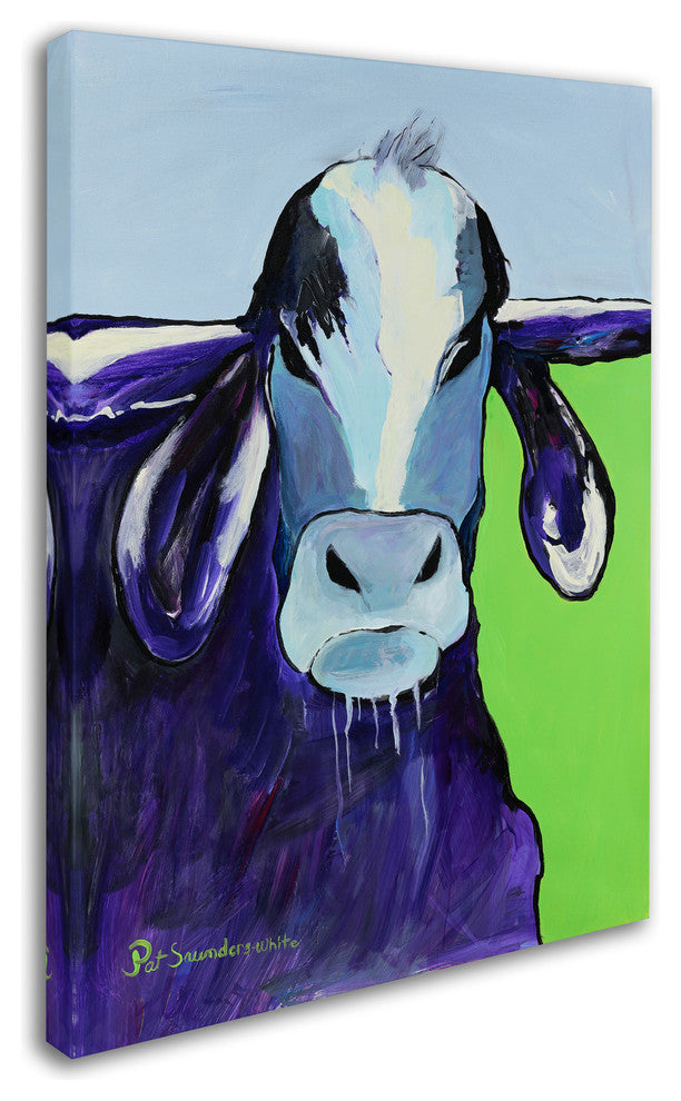 Pat Saunders-White 'Bull Drool' Canvas Art, 35"x47"