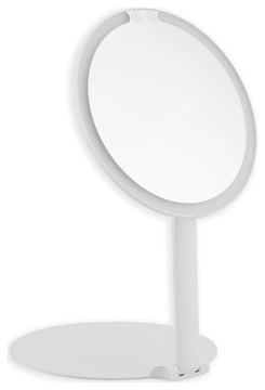 Ayla Slim Tri-Tone LED Makeup Mirror, White