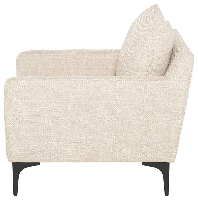 Anders Sand Fabric Single Seat Sofa, HGSC502