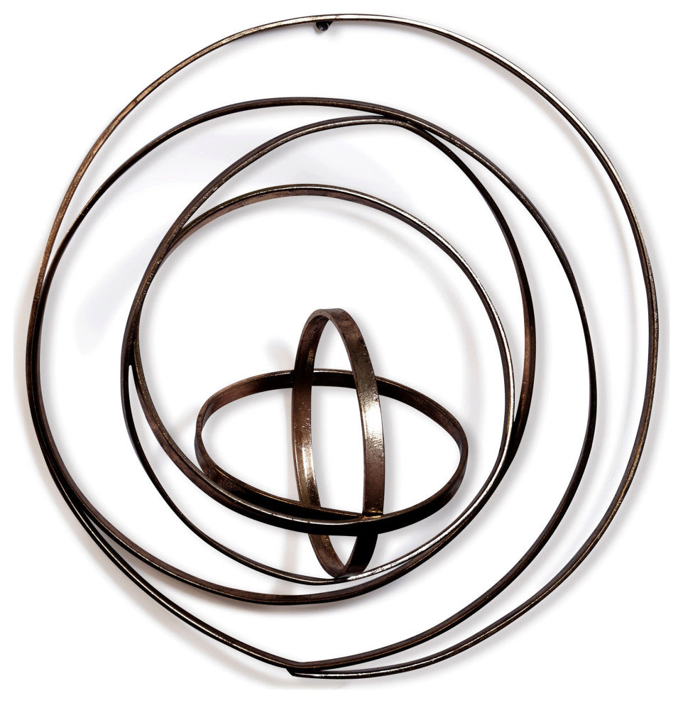 Arciform Wall Art- Bronze Bronze Finish On Metal