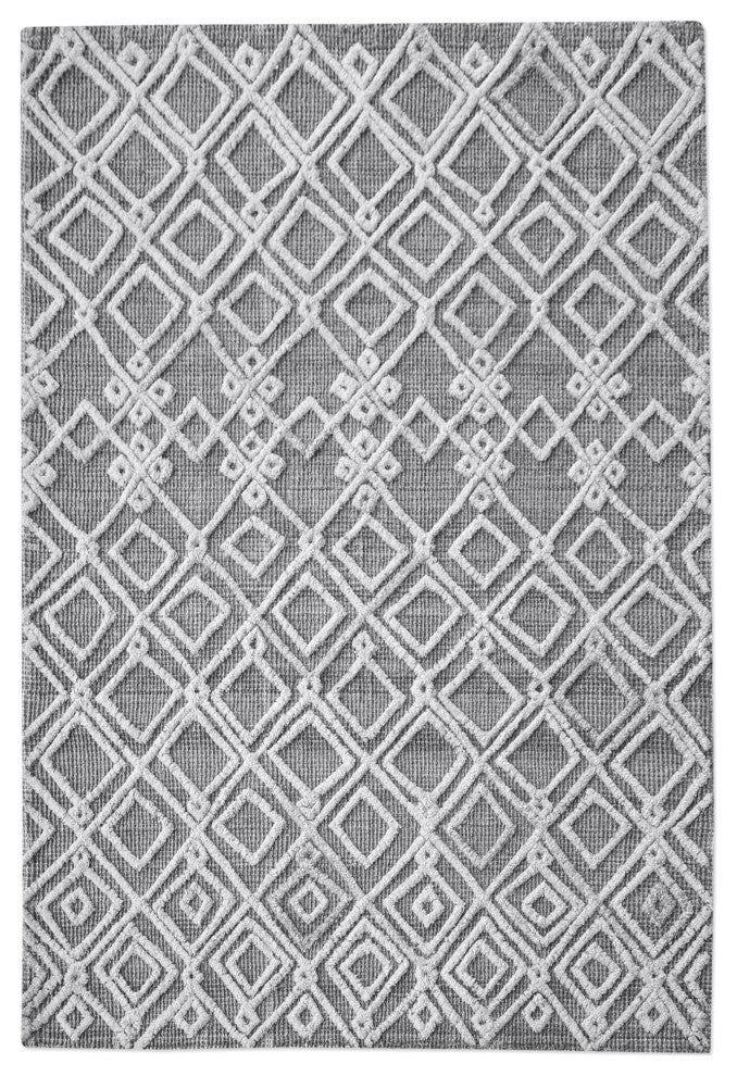 Uttermost Sieano Gray-Ivory 5 X 8 Rug