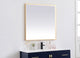 Modern Brass Led Mirror