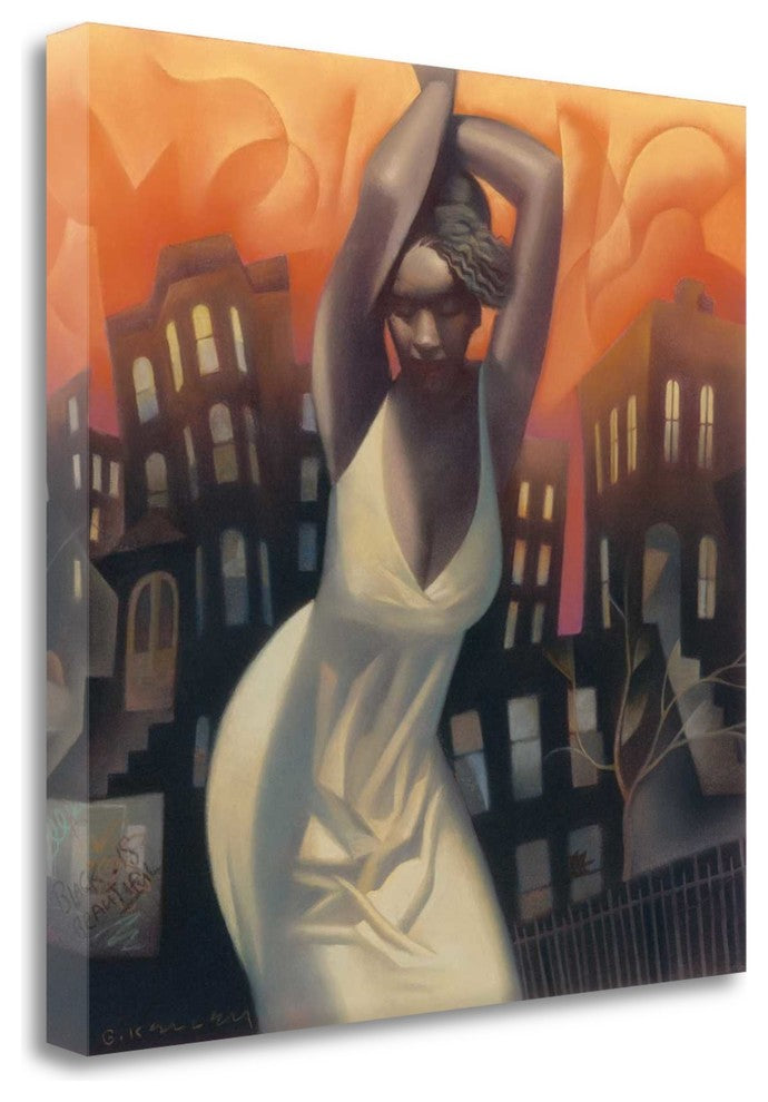 "Harlem Heat" By Gary Kelley, Giclee Print on Gallery Wrap Canvas, Ready to Hang