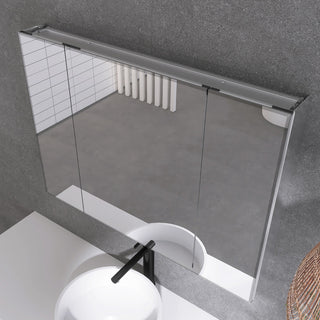 36" Rectangular Aluminum Recessed Mount/Surface Mount Medicine Cabinet