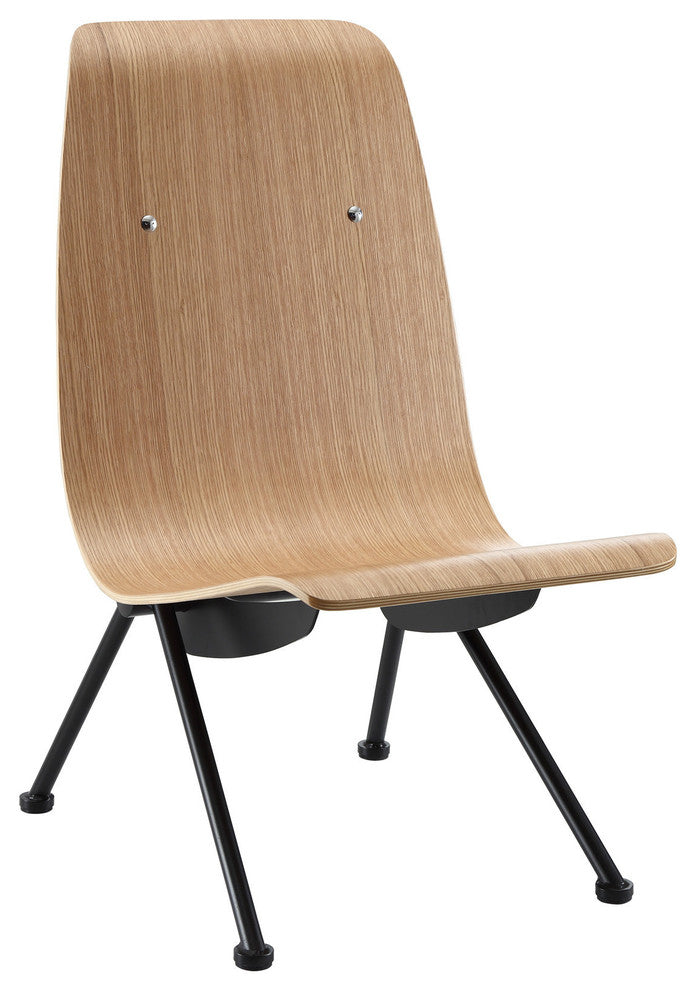 Modern Contemporary Living Room Wood Lounge Chair Natural