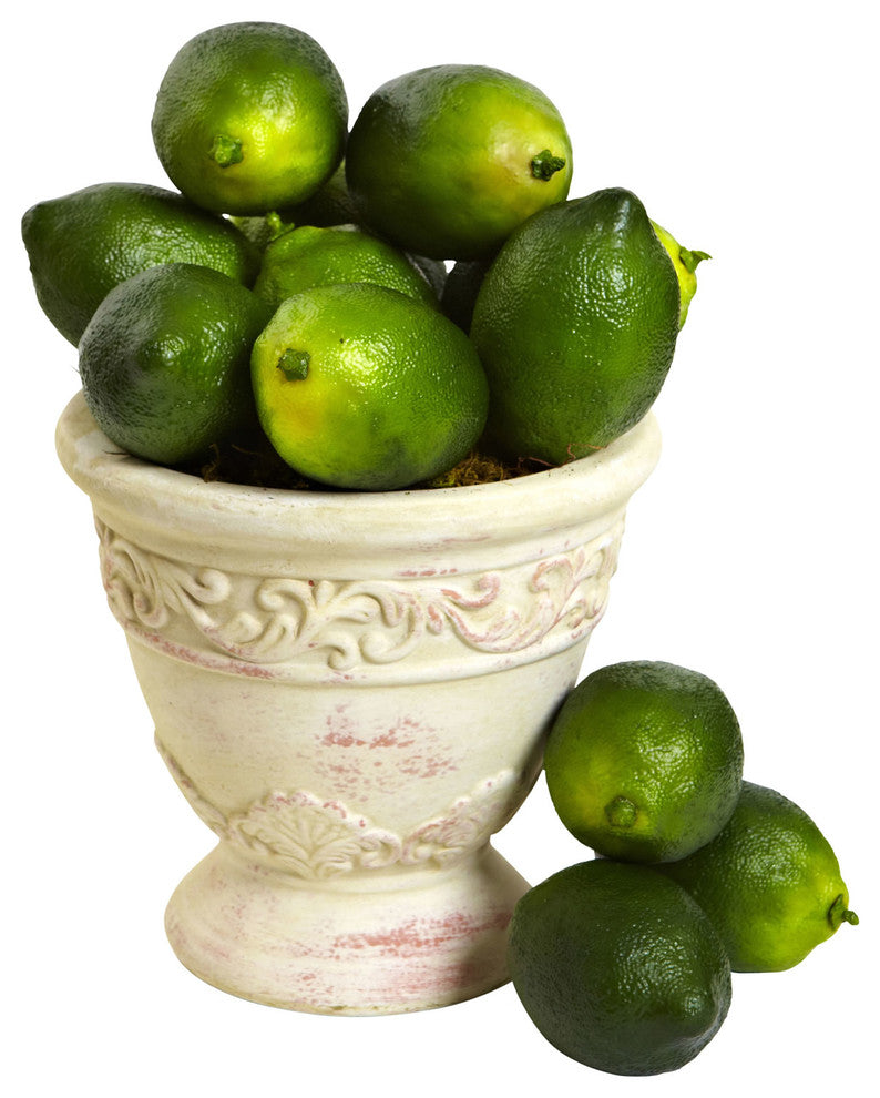 Faux Limes, Set of 12, Green