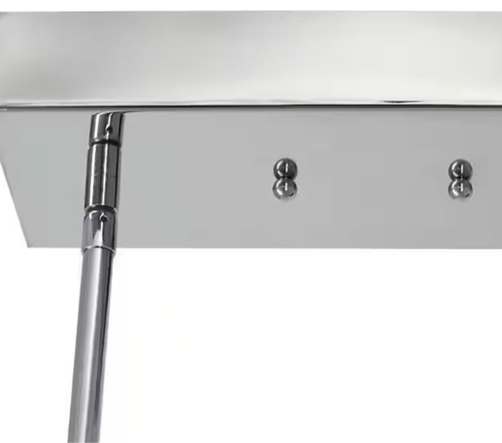 Alsy 43"W Modern Chic LED Chrome Finish Island Pendant Dining Light Fixture