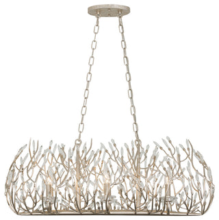 Varaluz-271N06GD-Six Light Linear Pendant Gold Dust