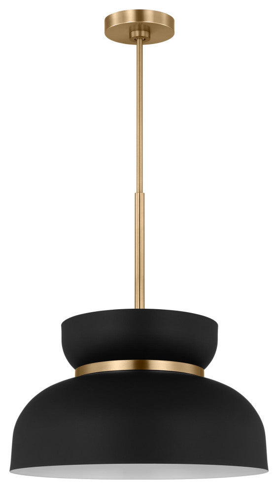 Pemberton Medium Pendant, Midnight Black
