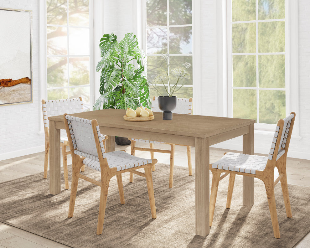 Tiburon Dining Table, Drifted Sand, 71" Width