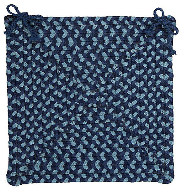 Colonial Mills Chair Pad Montego Blue Burst Chair Pad