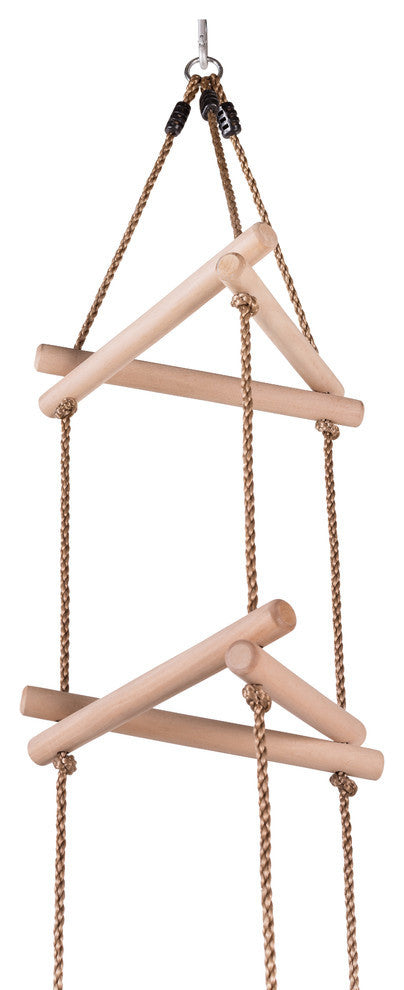 Swingan 5 Steps Triangle Climbing Rope Ladder, Fully Assembled