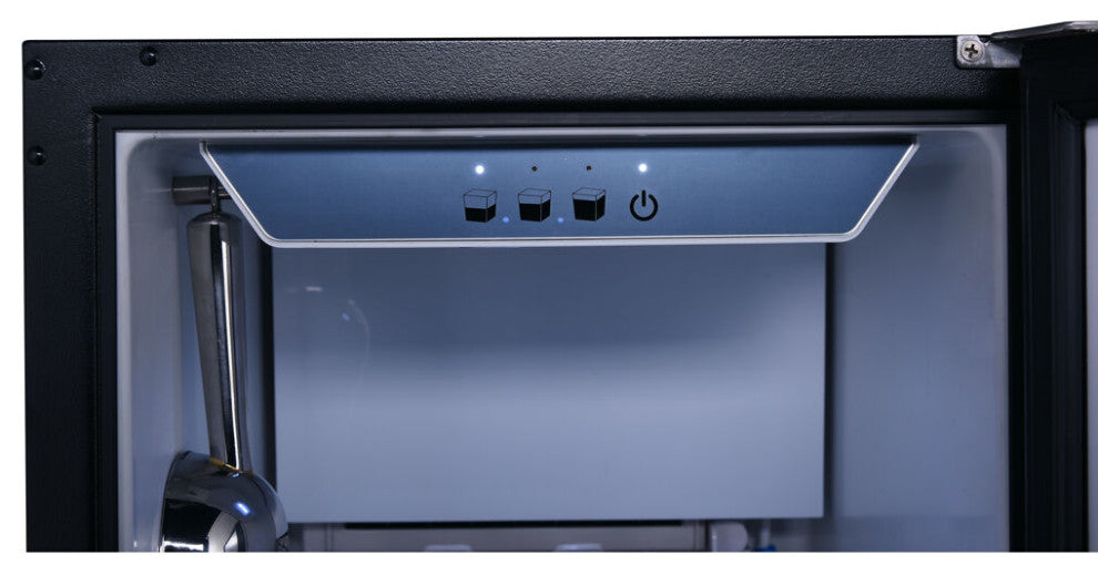 Grandeur Series 15" Stainless Steel Undercounter Ice Maker, Touch Controls