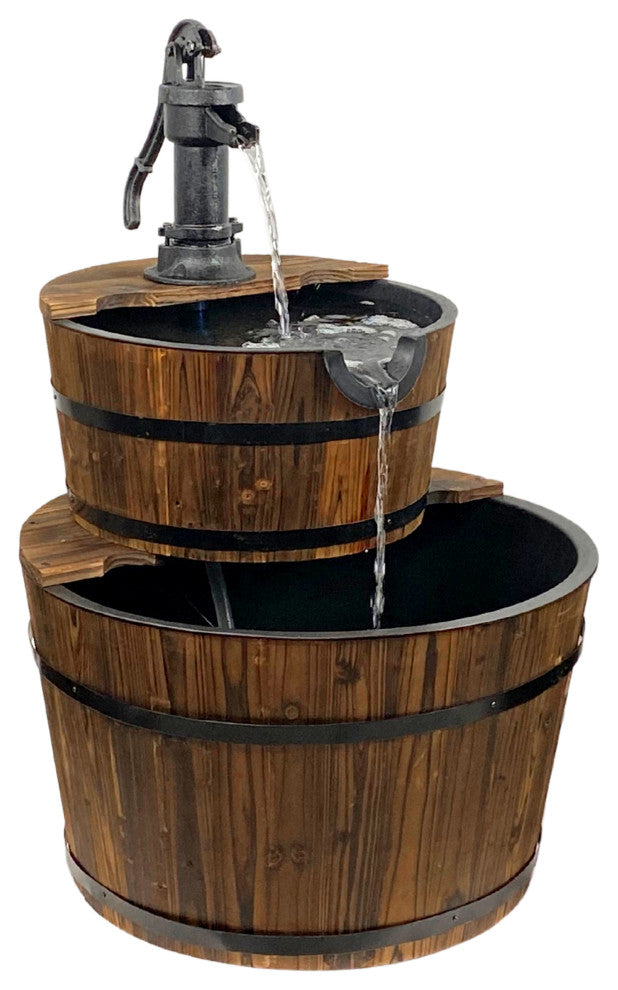 Extra Large 10 Gallons Cascading Water Fountain with Adjustable Pump