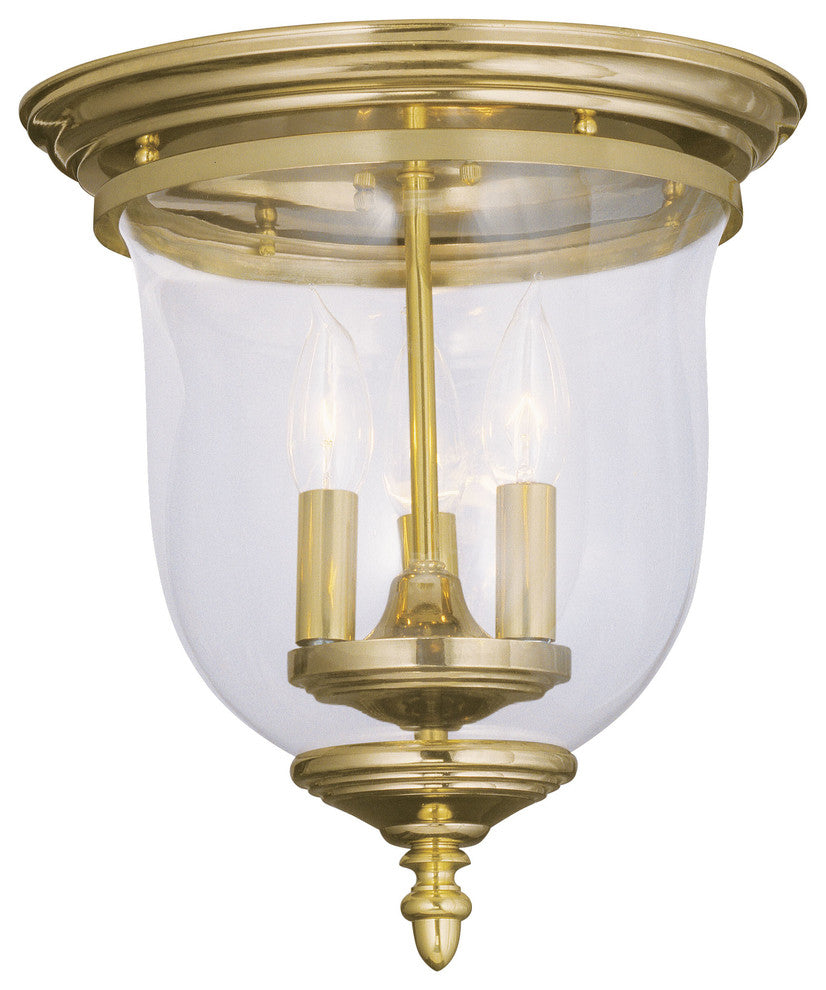 Legacy Ceiling Mount, Polished Brass