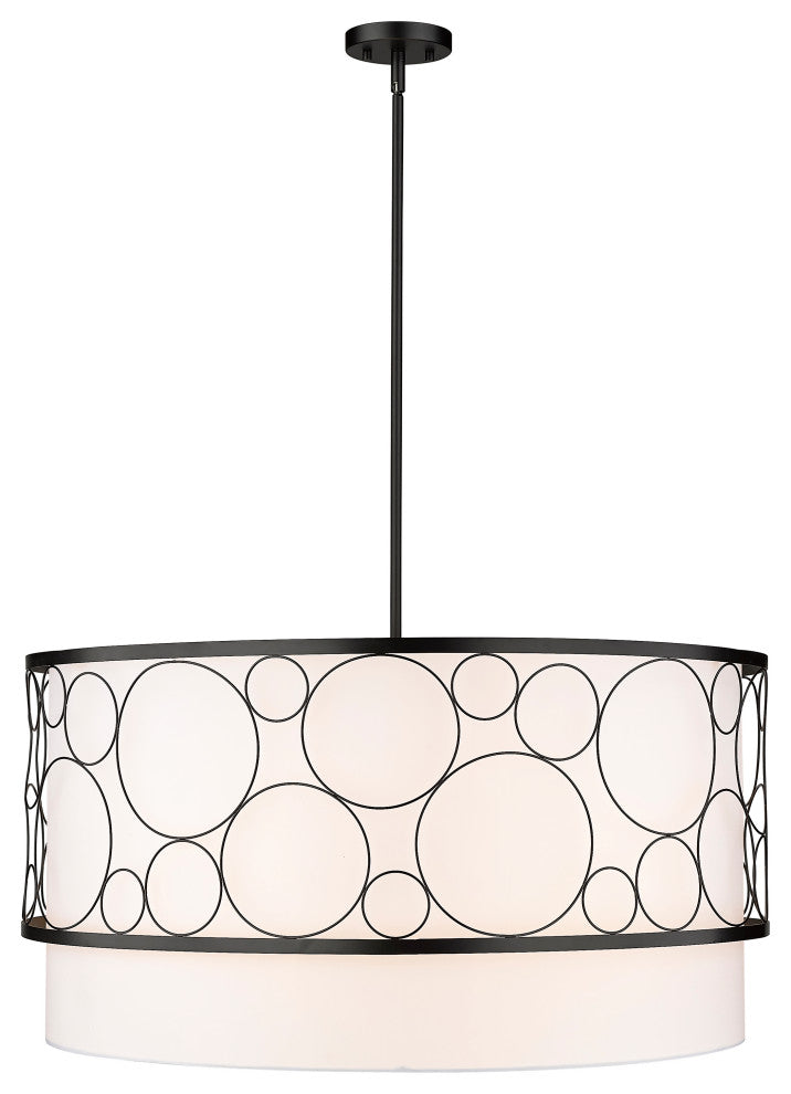 Zlite 197-32MB 5-Light Pendant, White