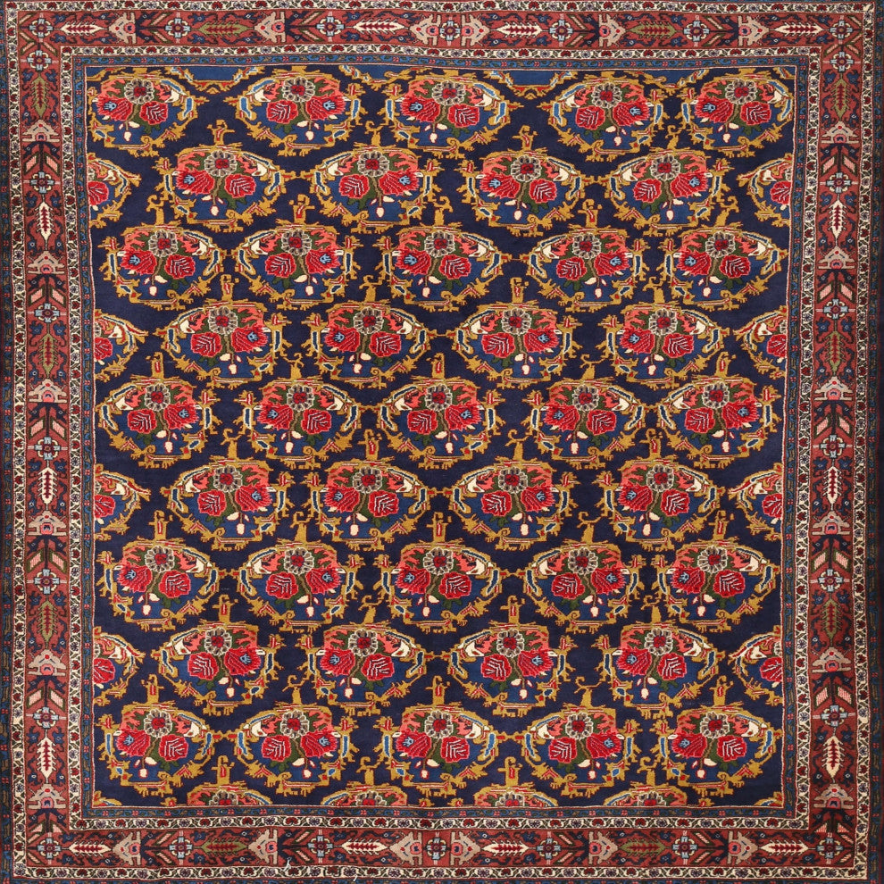 Ahgly Company Indoor Square Traditional Area Rugs, 7' Square