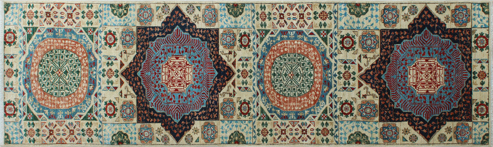Aria Fine Chobi Aslan Ivory Rug, 2''9x9''8