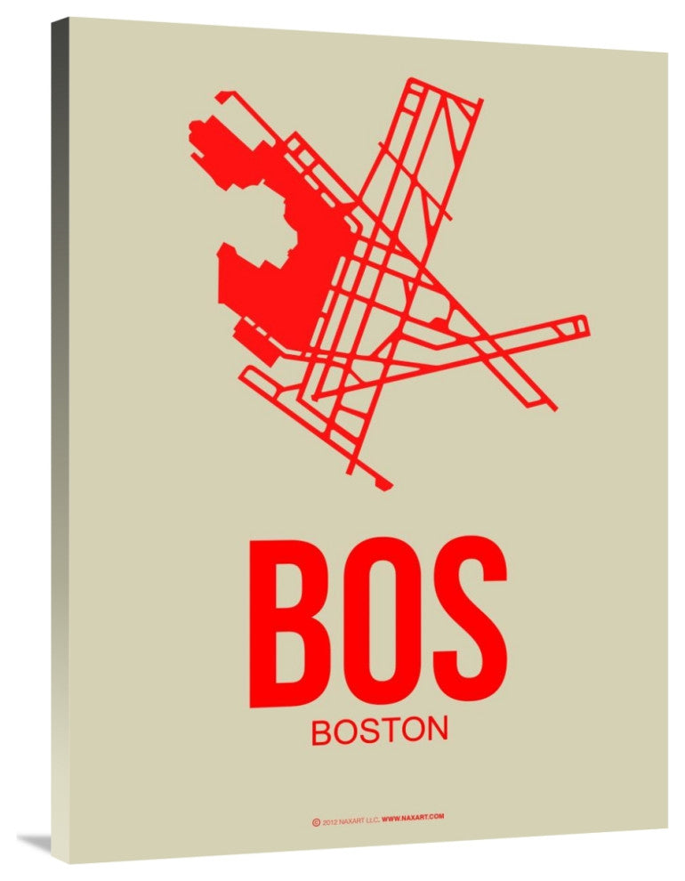 "BOS Boston Poster 1" Fine Art Print