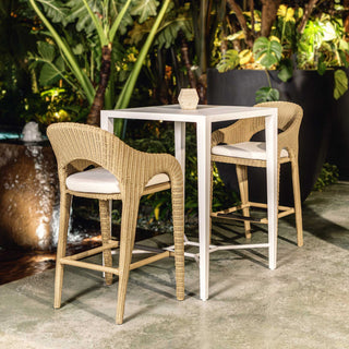 Uttermost Kavali Outdoor Wicker Counter Stool