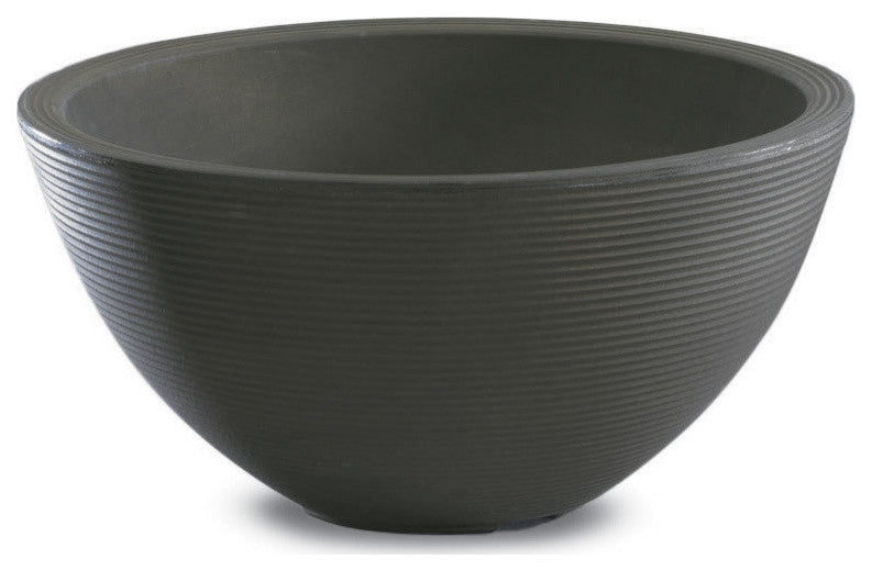 Delano 16" Planter, Old Bronze, 16" Bowl