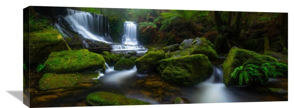 "Hello Horseshoe" Stretched Canvas Giclee by Jason L. Stephens, 36x14"