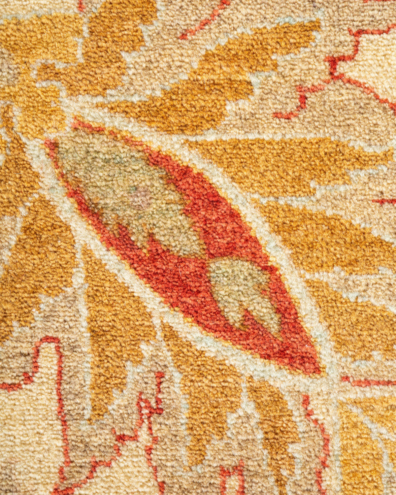 Mogul, One-of-a-Kind Hand-Knotted Area Rug Ivory, 9' 2" x 12' 1"