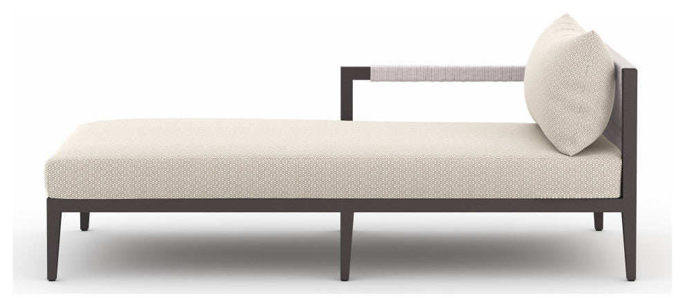 Sherwood Outdoor Laf Chaise Pc-Brnz/Sand
