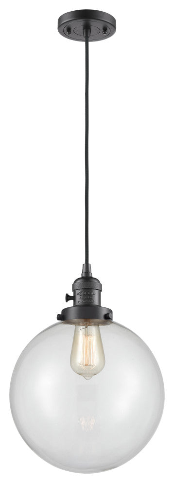 INNOVATIONS 201CSW-OB-G202-10 1-Light Mini Pendant Oil Rubbed Bronze