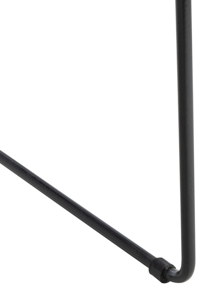 Safavieh Alyx Leather Dining Chair, Black