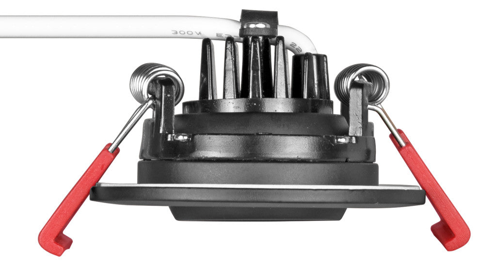 2" LED Gimbal Recessed Downlight, Black, 2700k