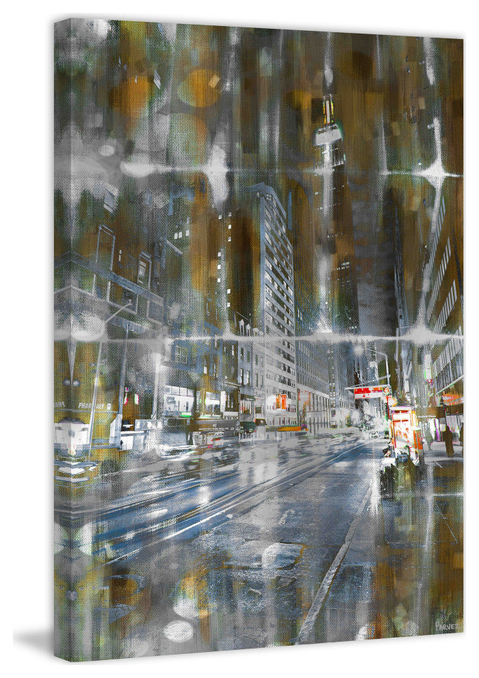 "End of the Street" Print on Canvas, 16"x24"